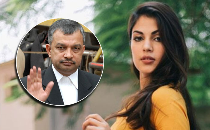 Satish Maneshinde and Rhea Chakraborty