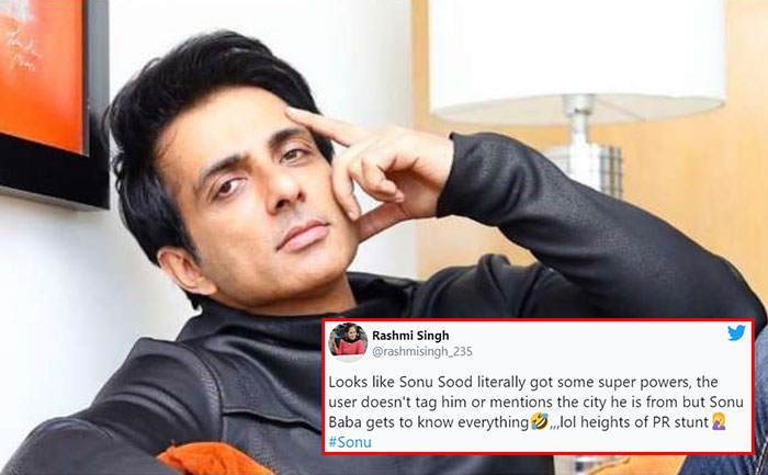 sonu sood philathropic work pr stunt