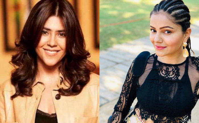 Ekta Kapoor and Rubina Dilaik