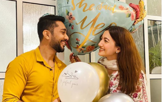 Gauahar Khan and Zaid Darbar Engaged