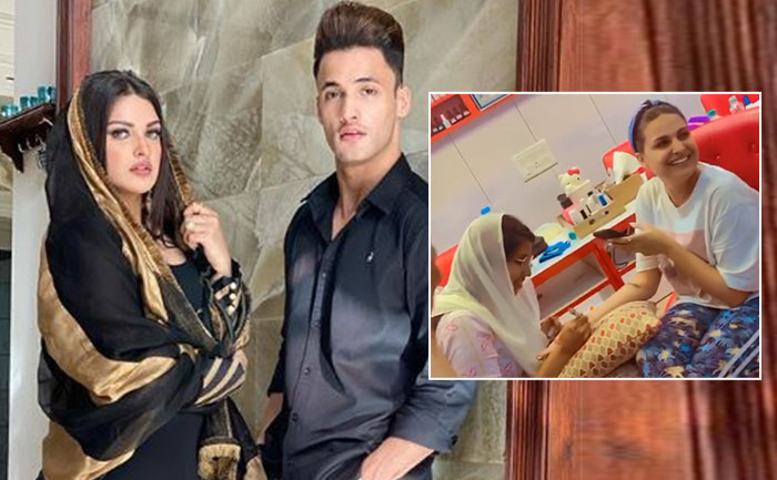 Himanshi Khurana and Asim Riaz-Karwa Chauth