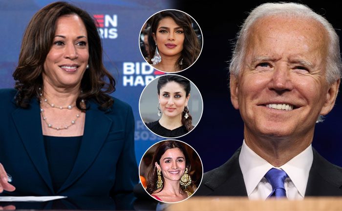 Joe Biden. Kamala Harris-Alia Bhatt, Kareena Kapoor and Priyanka Chopra US Election Results