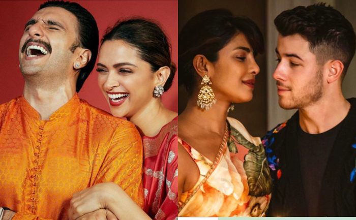 Ranveer-Deepika Padukone and Priyanka Chopra-Nick Jonas Singh-Diwali Celebrations Pics