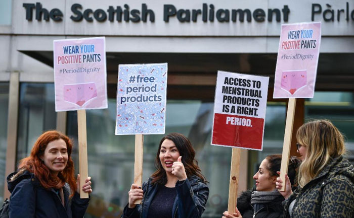 scotland sanitary products free