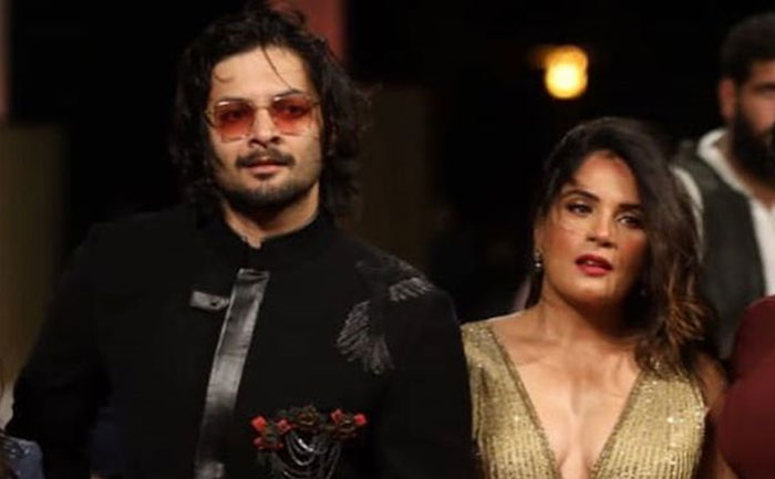 ali fazal richa chadha el gouna film fest red carpet