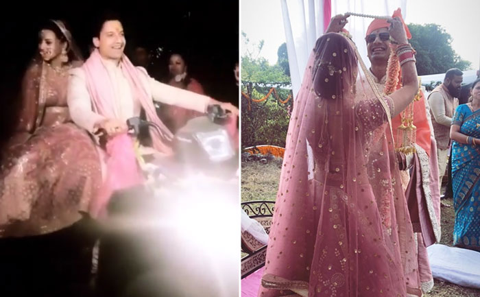 priyanshu painyuli weds vandana joshi pics