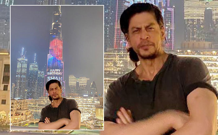 burj khalifa lights up on srk birthday