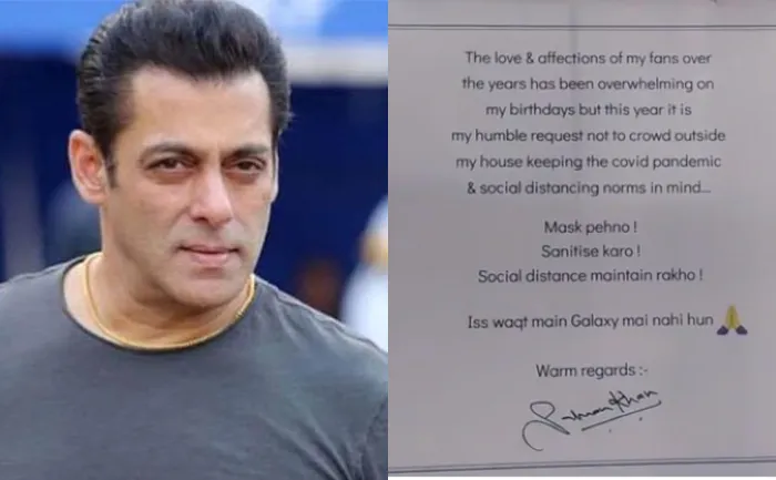 Salman Khan Posts This Message For His Fans Ahead Of His Birthday View the live mirror