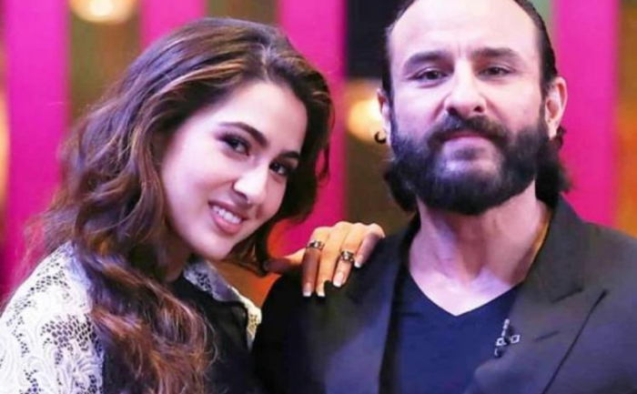 Sara Ali Khan and Saif Ali Khan