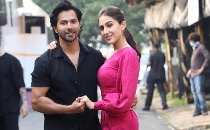 Sara Ali Khan and Varun Dhawan