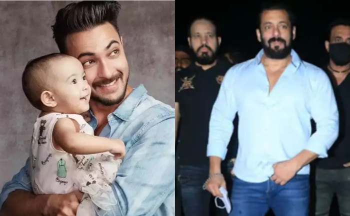 aayush sharma wishes salman khan ayat khan