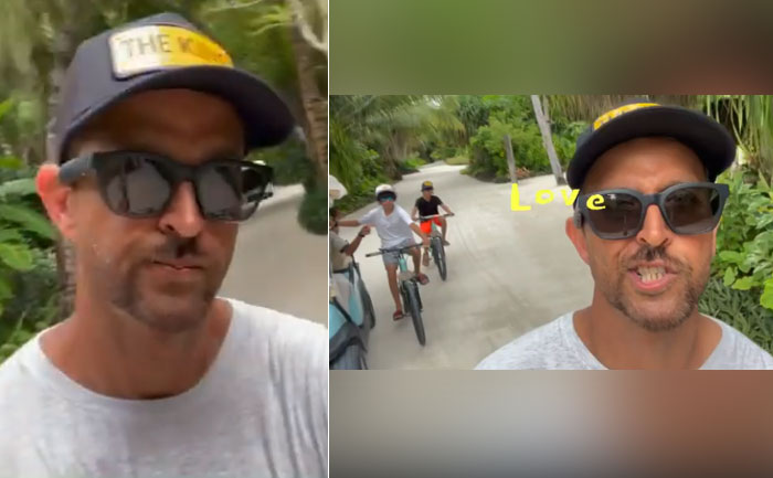 Hrithik Roshan Cycle Race Kids