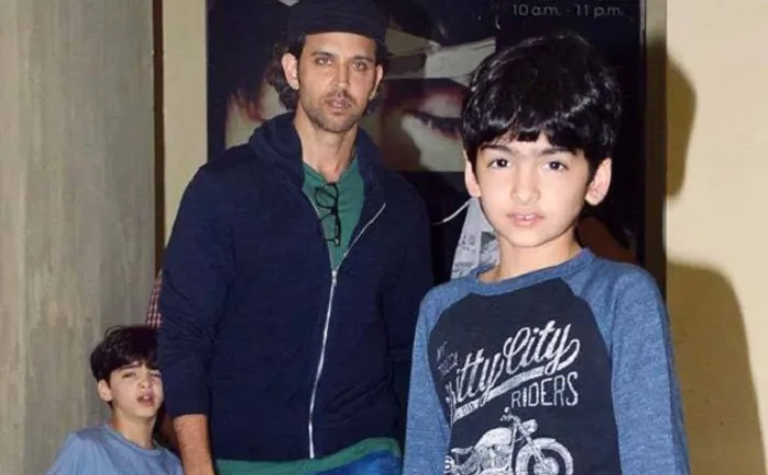 Hrithik Roshan, Hredhaan and Hrihaan Hike