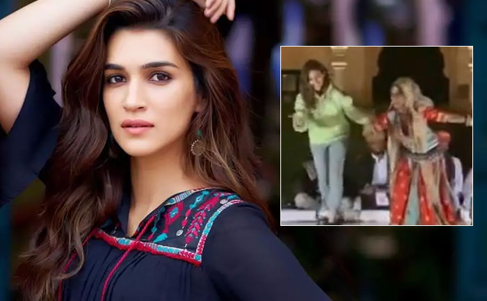 kriti sanon dance rajasthani dancers