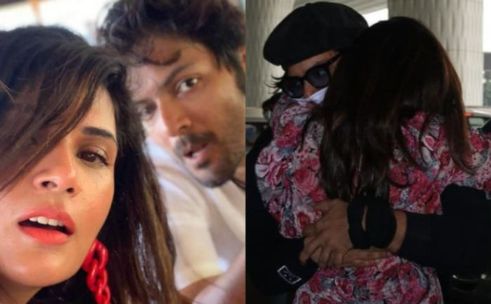 Richa Chadha and Ali Fazal -Warm Hug