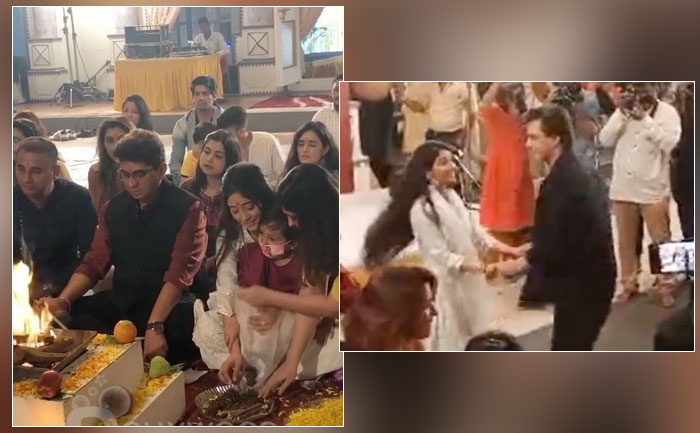 Shivangi Joshi and Mohsin Khan-Yeh Rishta Kya Kehlata Hai Celebrations 12 years