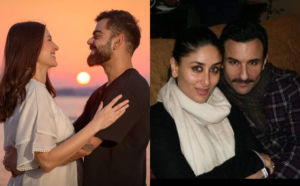Anushka Sharma, Virat Kohli, Kareena Kapoor Saif Ali Khan Valentines Day Celebrations Pictures