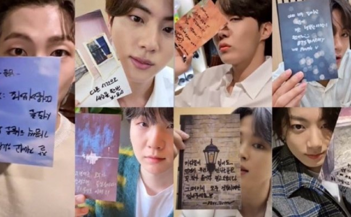 Bangtan Boys Life Goes On Video Video Call Version Jungkook V Suga J-Hope Jin Jimin RM J-Hope