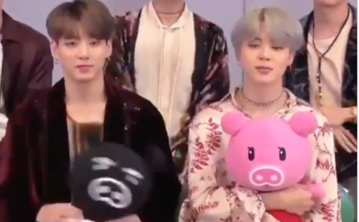 bts and their stuffed animals