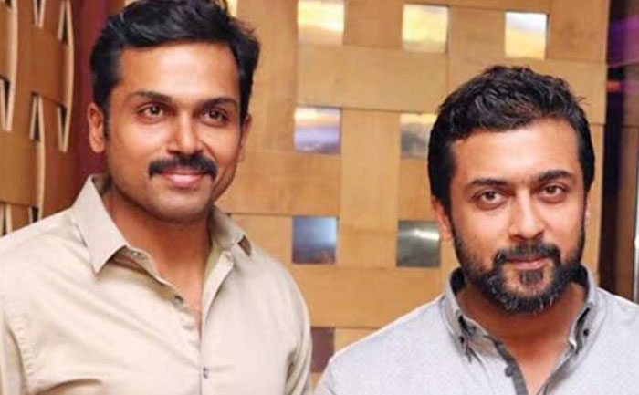 suriya back home covid 19 negative karthi shares update