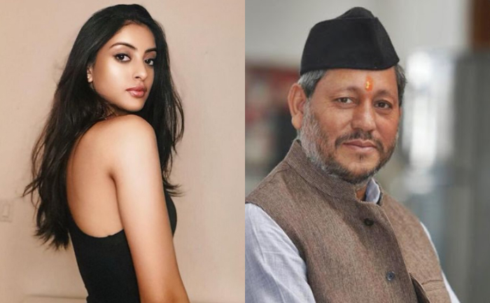 Navya Naveli, Trivendra Singh Rawat, Ripped Jeans