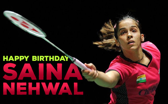 Saina Nehwal, Saina Nehwal birthday