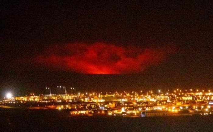 iceland volcano erupts reykjavik