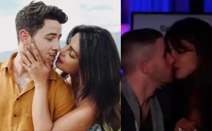 priyanka disrupts nick with kiss