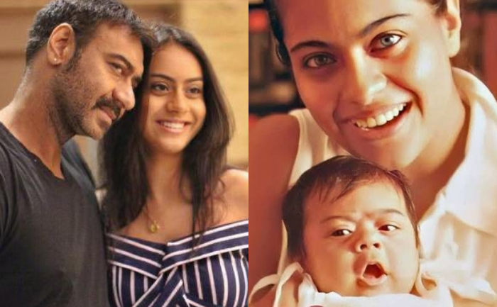 Ajay Devgn, Nysa Devgn, Kajol