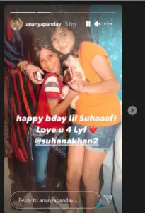 Ananya Panday. Suhana Khan 