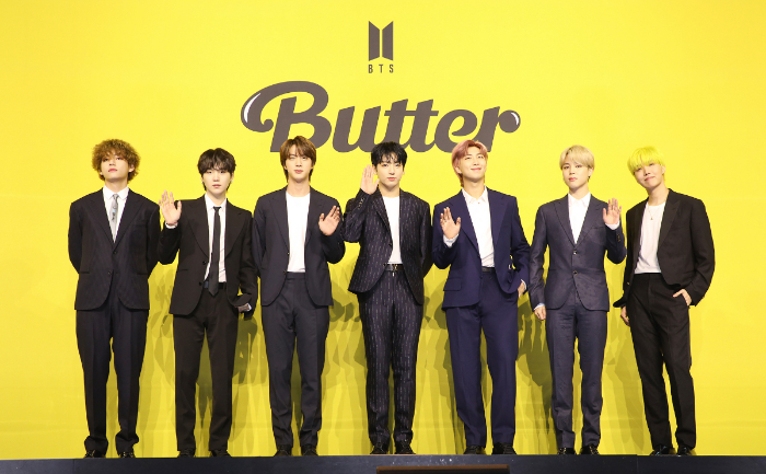 BTS Butter song, Kpop Records, YouTube, Spotify