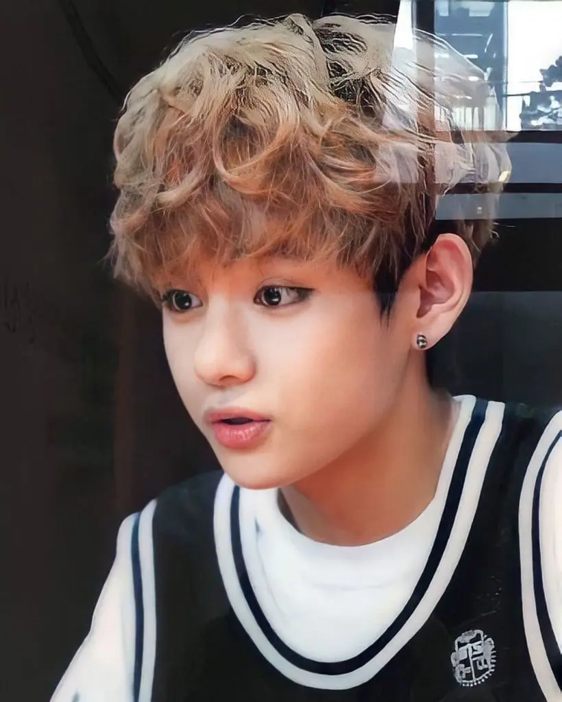 Here S The Evolution Of BTS Member V S Fluffy Hair View BTS V 2 820x1024