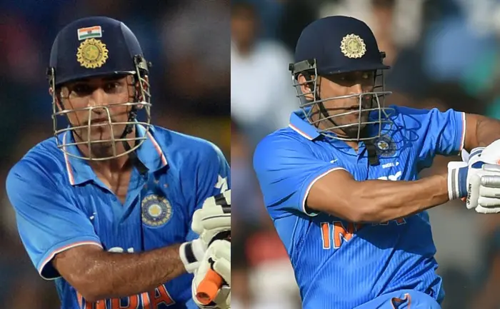 MS Dhoni Helmet Tricolor IPL 2021