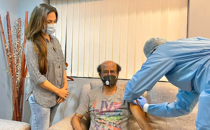 Rajinikanth Second Covid Dose