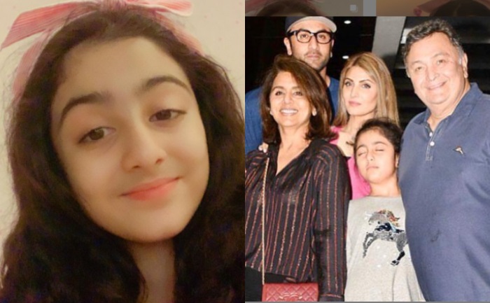 ranbir kapoor niece samara instagram debut
