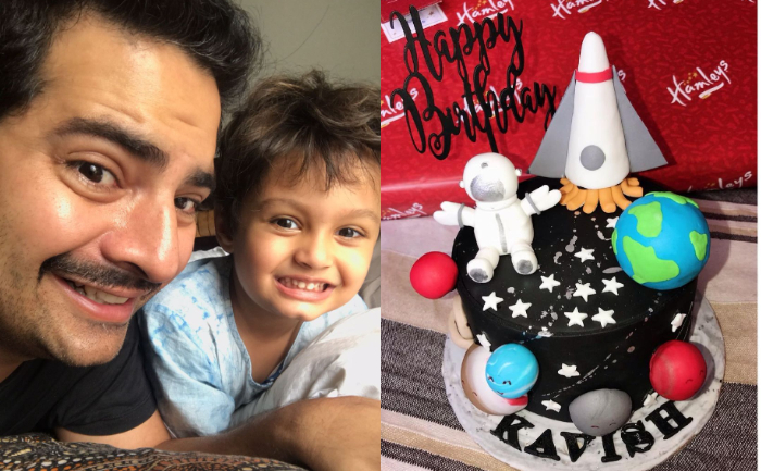 Nisha Rawal, Karan Mehra, Kavish Birthday Wish