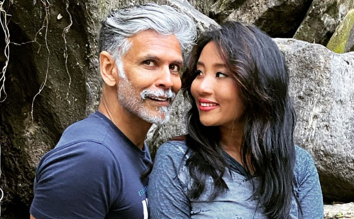 Milind Soman, Ankita Konwar