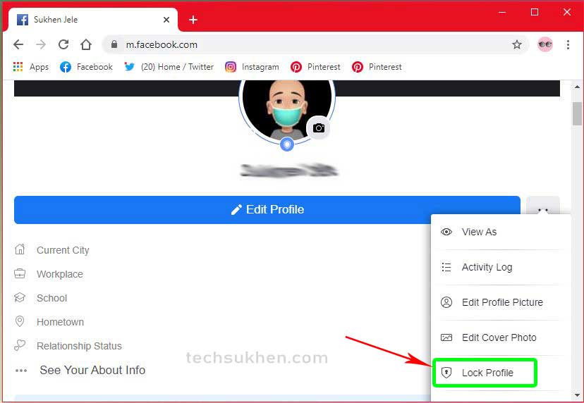 How To Lock Facebook Profile StepByStep Guide For Android, Laptop/PC and iPhone Users