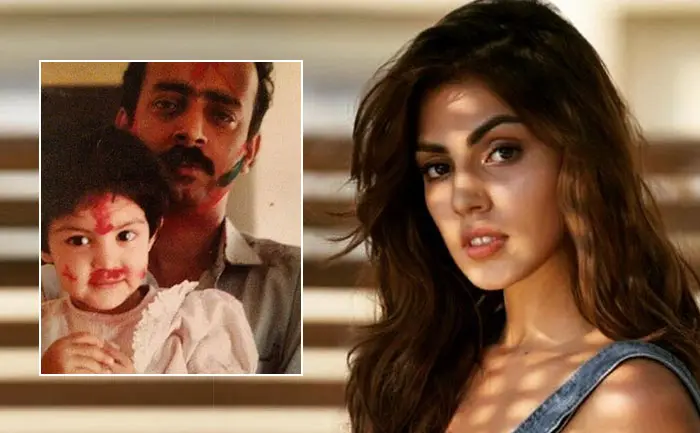 Rhea Chakraborty, Indrajit Chakraborty, Father's Day