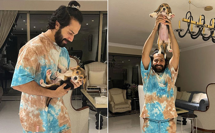 Varun Dhawan Names Pet Pup Joey; Shares Adorable Photos On Father’s Day