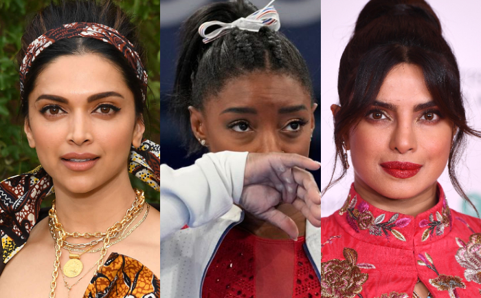 Deepika Padukone, Simone Biles, Priyanka Chopra