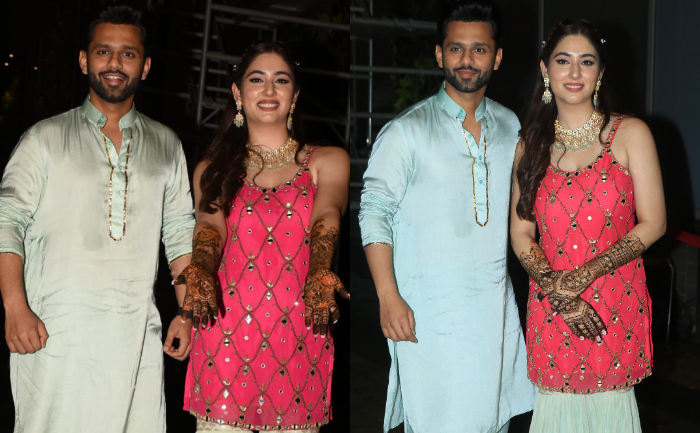 Rahul Vaidya & Disha Parmar Are All Smiles As Mehendi Function Kicks Off, See Pics