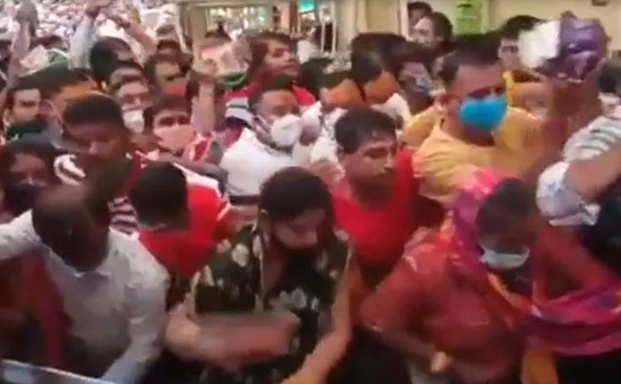 ujjain temple stampede many injured
