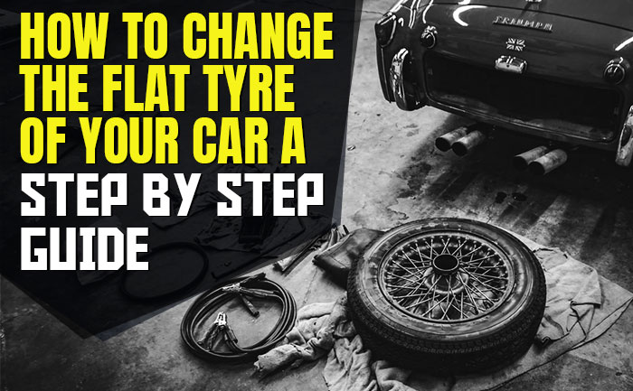 how to change flat tyre