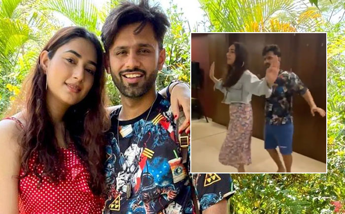 rahul vaidya disha parmar dance rehearsal