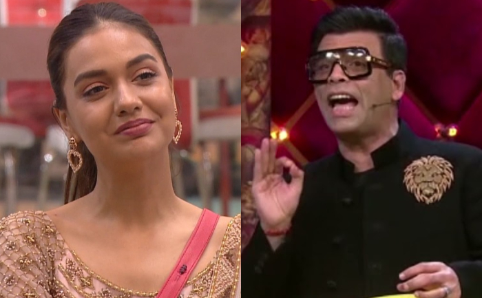 Divya Agarwal, Karan Johar