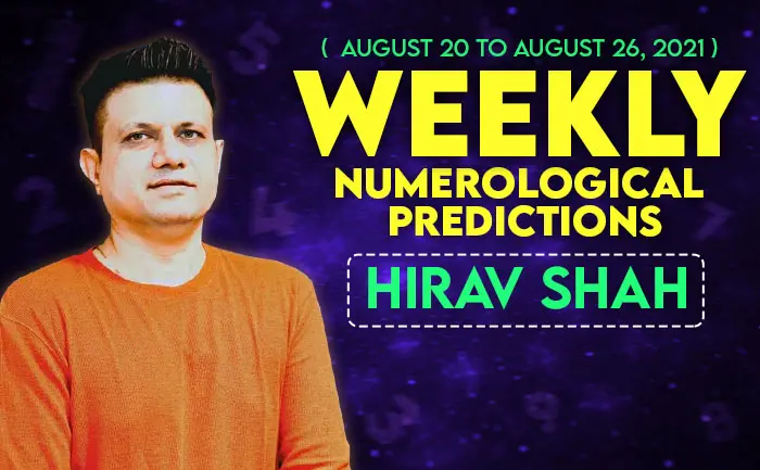 Weekly Numerology Prediction, Hirav Shah, Astrology, Numerology