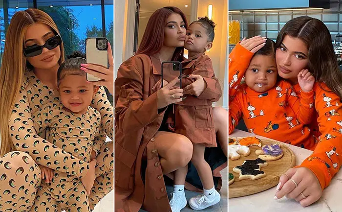 Kylie Jenner Stormi Webster twinning moments