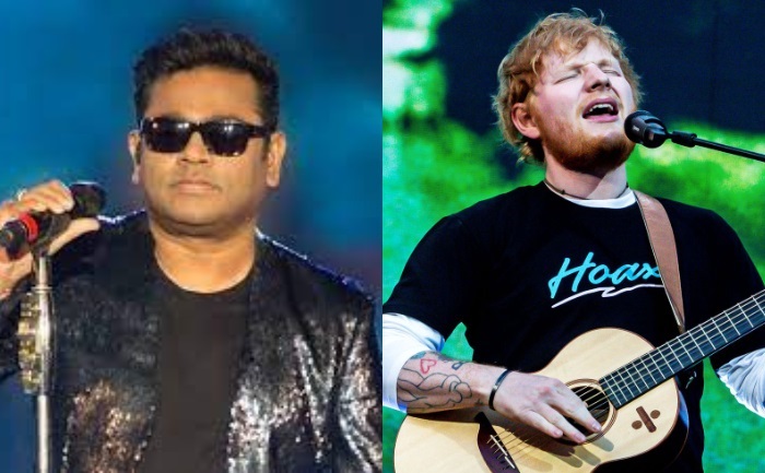 ed sheeran ar rahman we for india