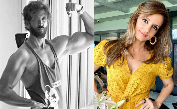 hrithik roshan flaunts biceps